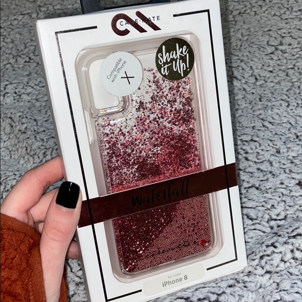 Case Mate Pink Waterfall Iphone X or 8 Case